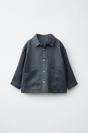 Куртка-рубашка из 100% льна