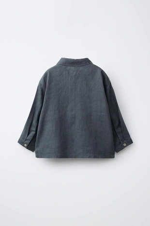 Куртка-рубашка из 100% льна