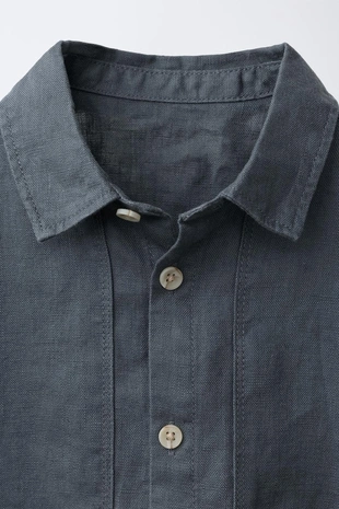 Куртка-рубашка из 100% льна- Заказать в России