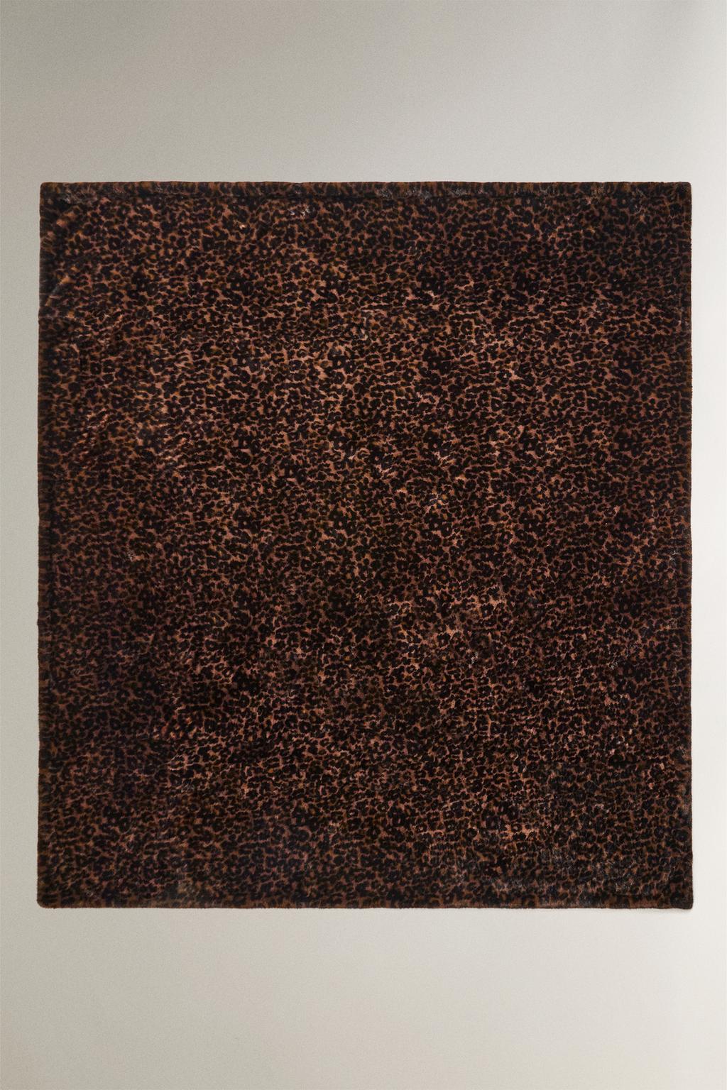 Плед из мягкого флиса с животным принтом