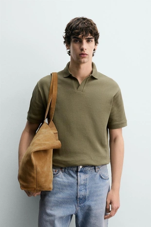 Поло в вертикальный рубчик- Заказать в России