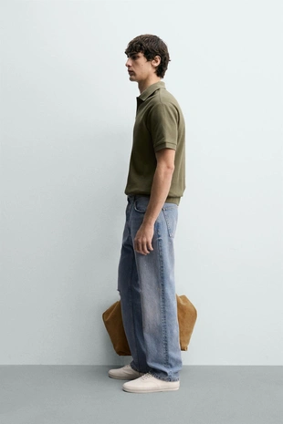 Поло в вертикальный рубчик- Заказать в России