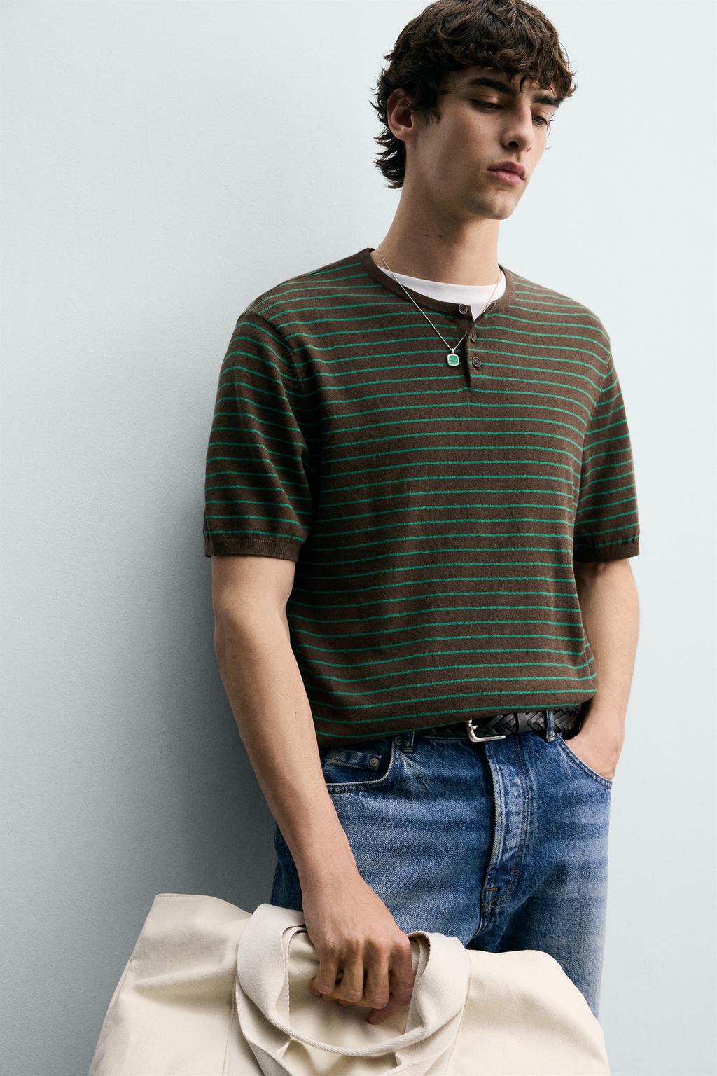 ФУТБОЛКА ИЗ СМЕСОВОГО ХЛОПКА И ЛЬНА