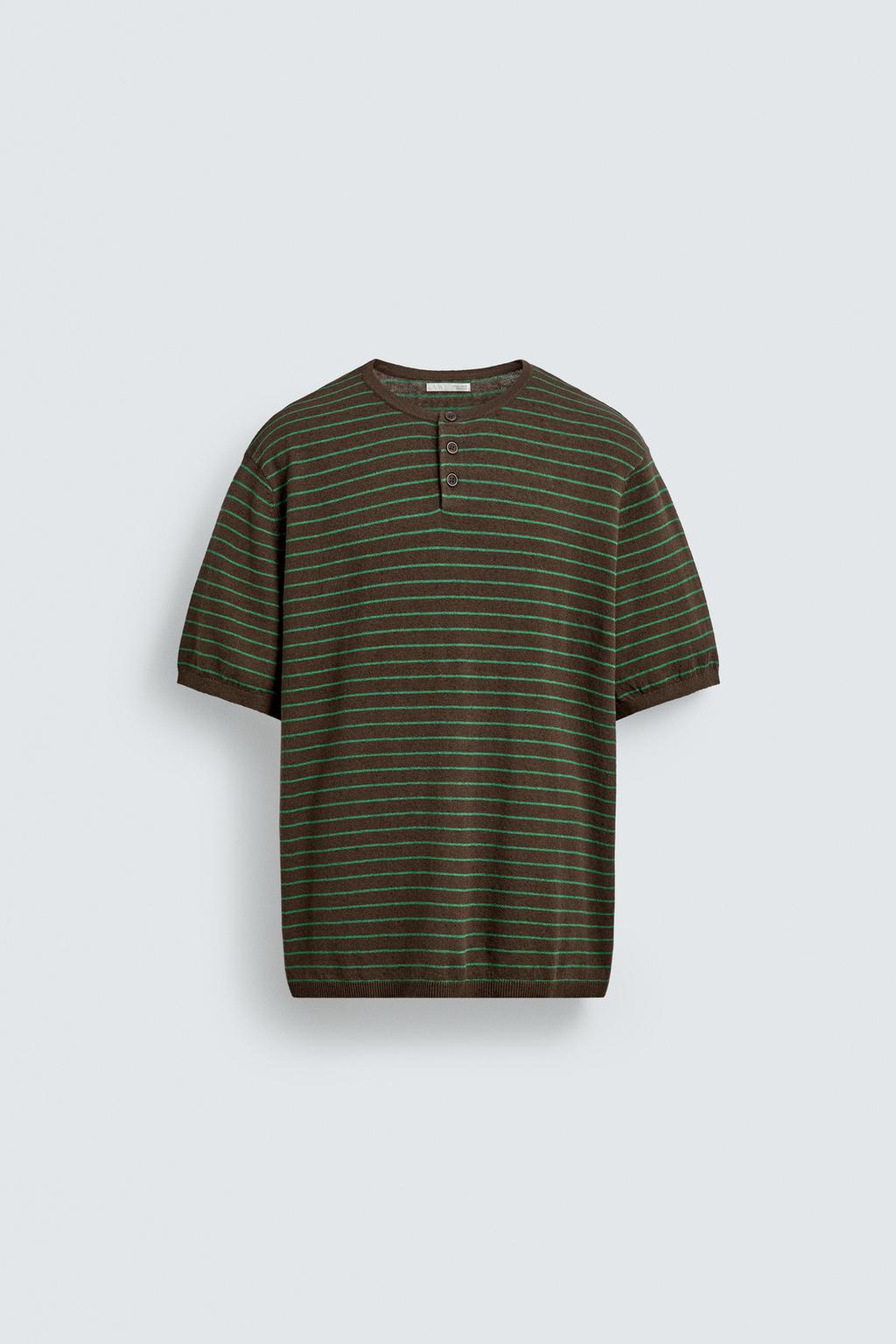 ФУТБОЛКА ИЗ СМЕСОВОГО ХЛОПКА И ЛЬНА