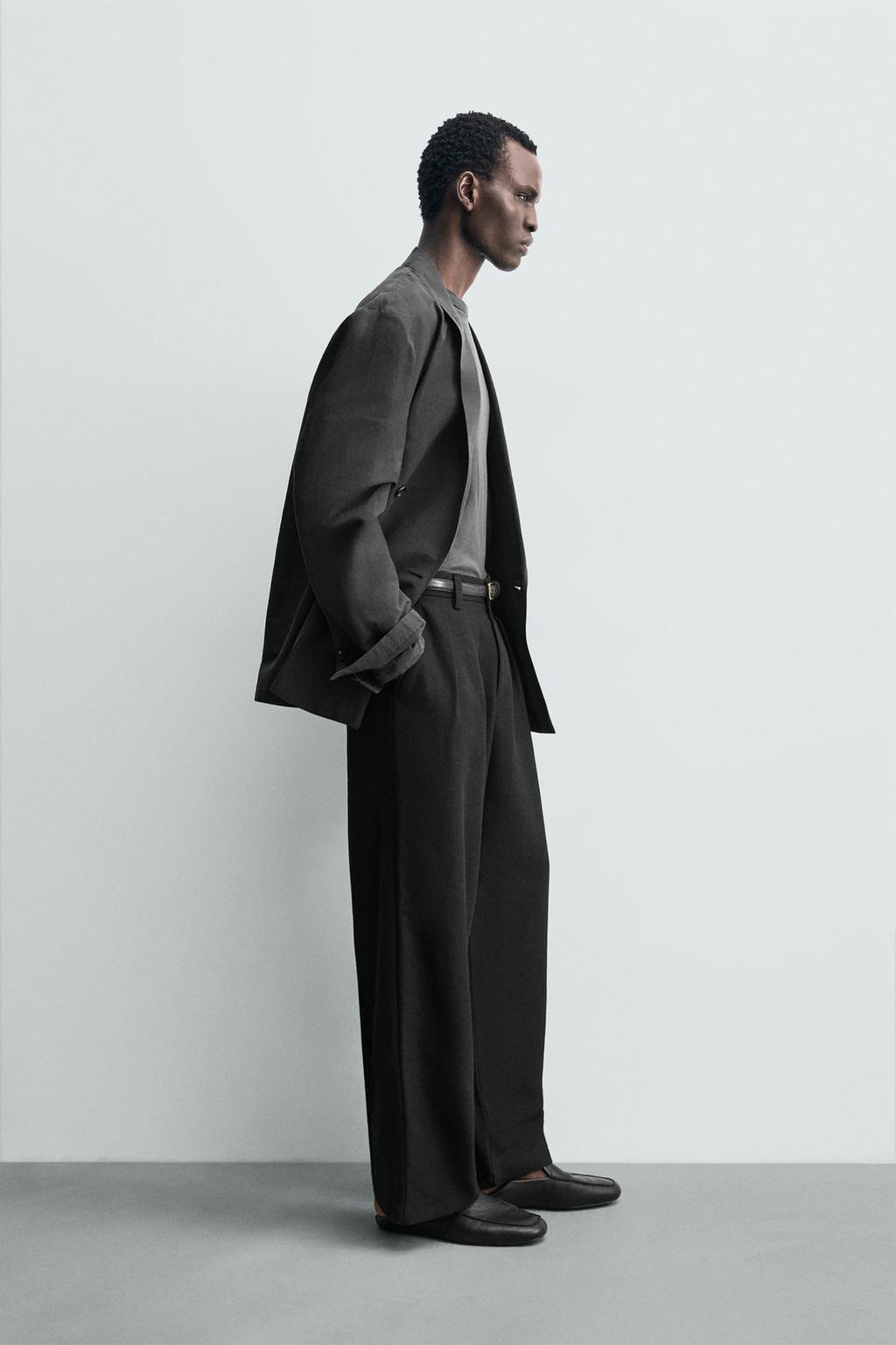 БРЮКИ RELAXED FIT СО СКЛАДКАМИ