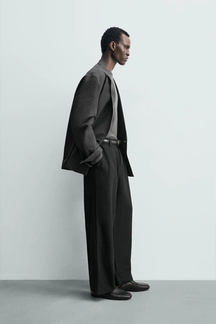 Брюки Relaxed Fit со складками