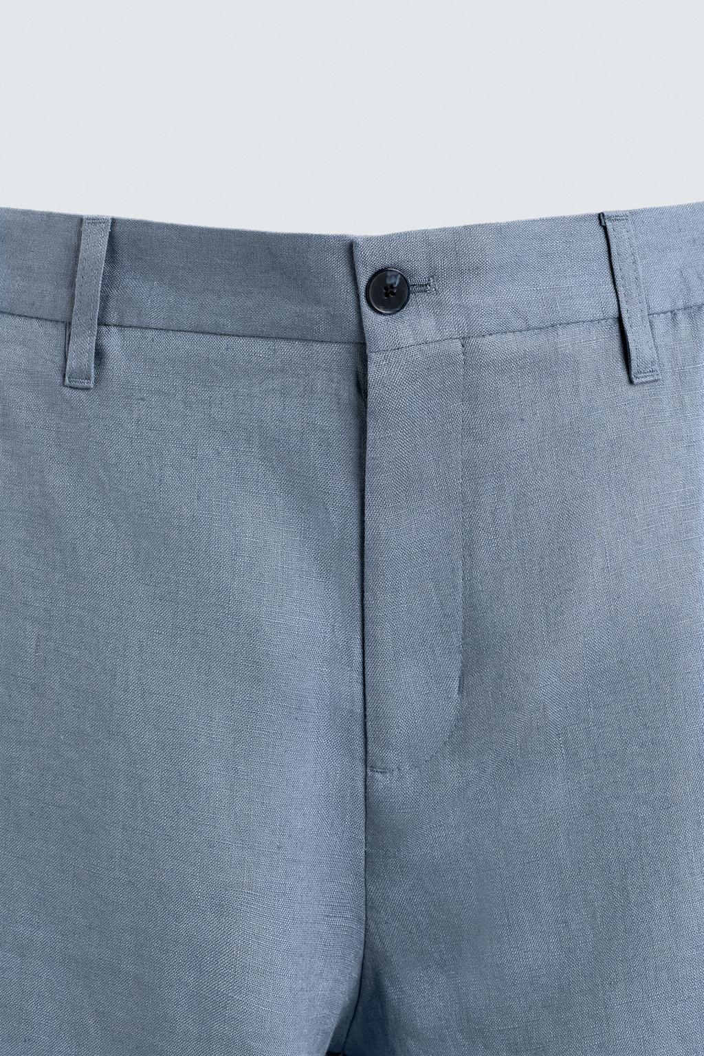 ШОРТЫ RELAXED FIT ИЗ 100% ЛЬНА