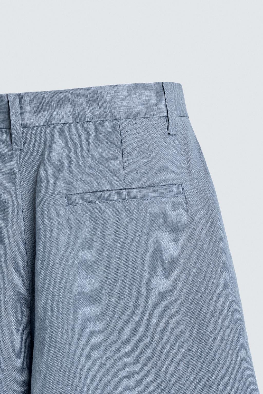 ШОРТЫ RELAXED FIT ИЗ 100% ЛЬНА