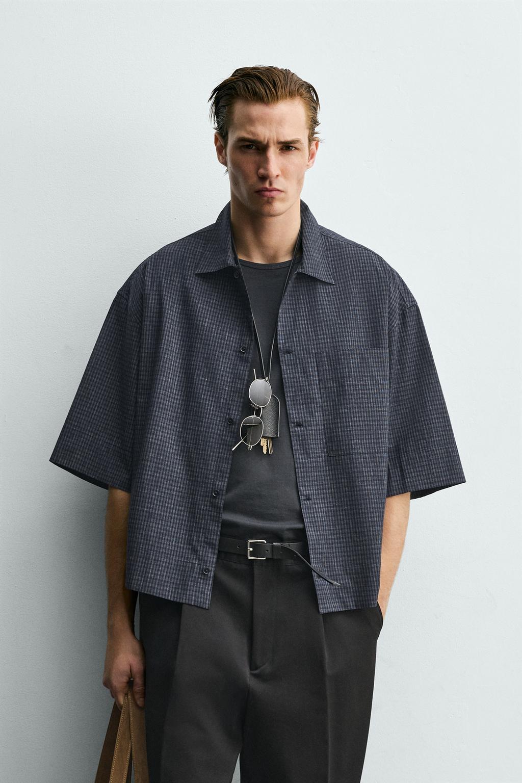 РУБАШКА BOXY FIT В КЛЕТКУ