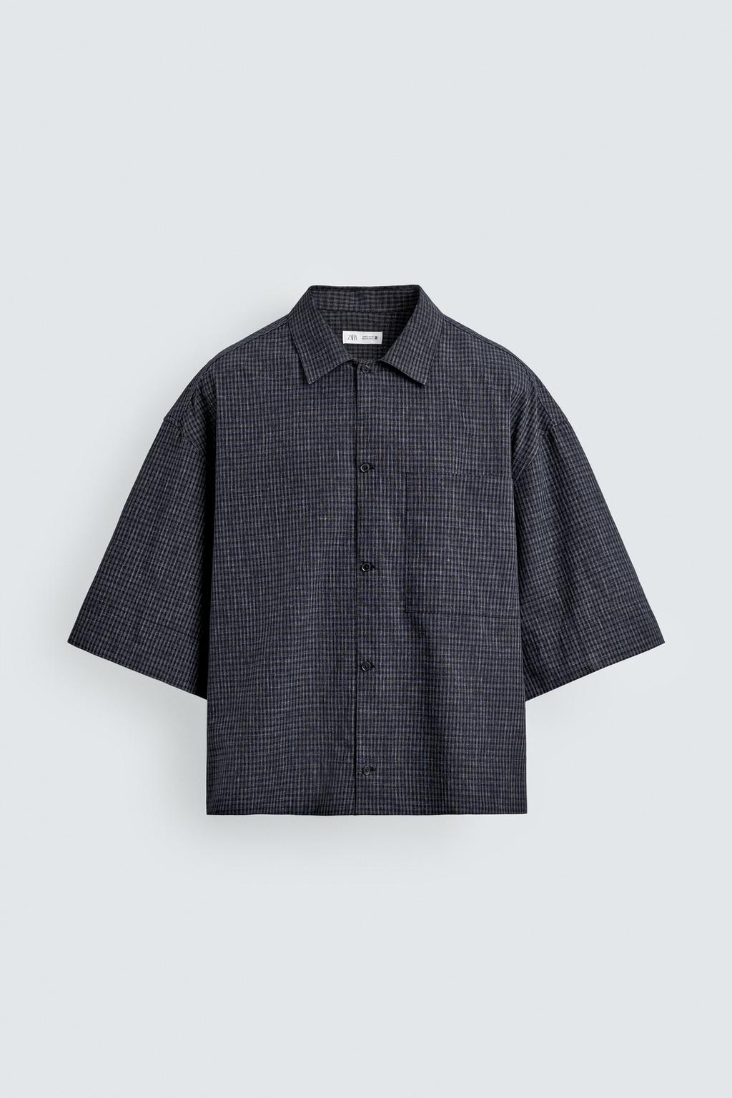 РУБАШКА BOXY FIT В КЛЕТКУ