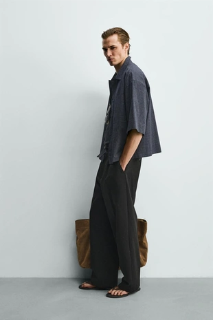 Рубашка Boxy Fit в клетку- Заказать в России