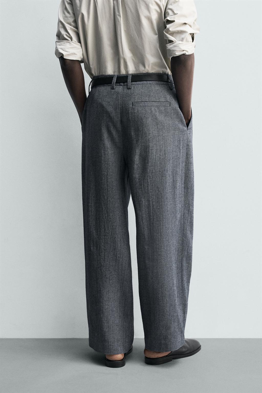 БРЮКИ RELAXED FIT СО СКЛАДКАМИ