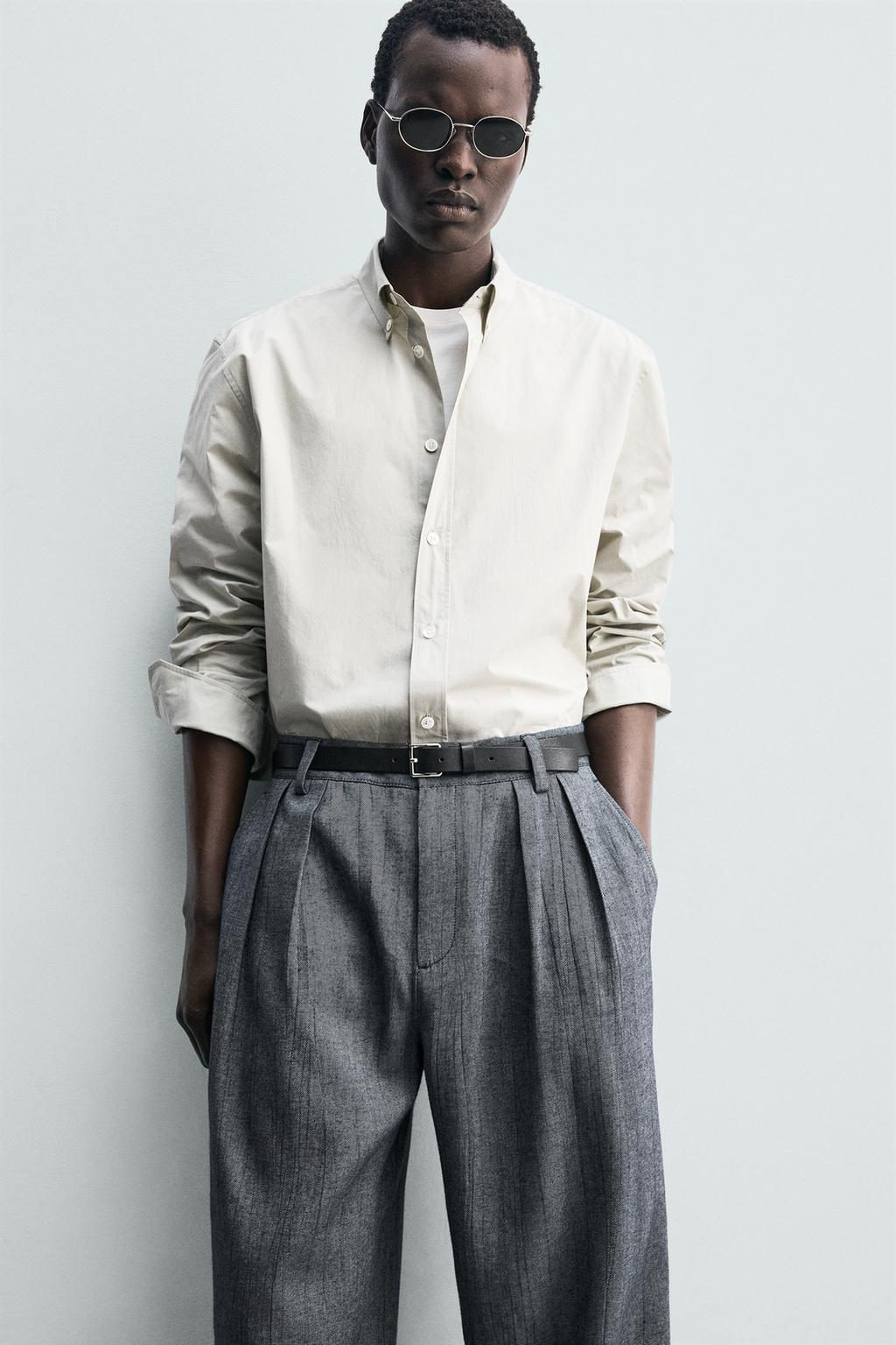 БРЮКИ RELAXED FIT СО СКЛАДКАМИ