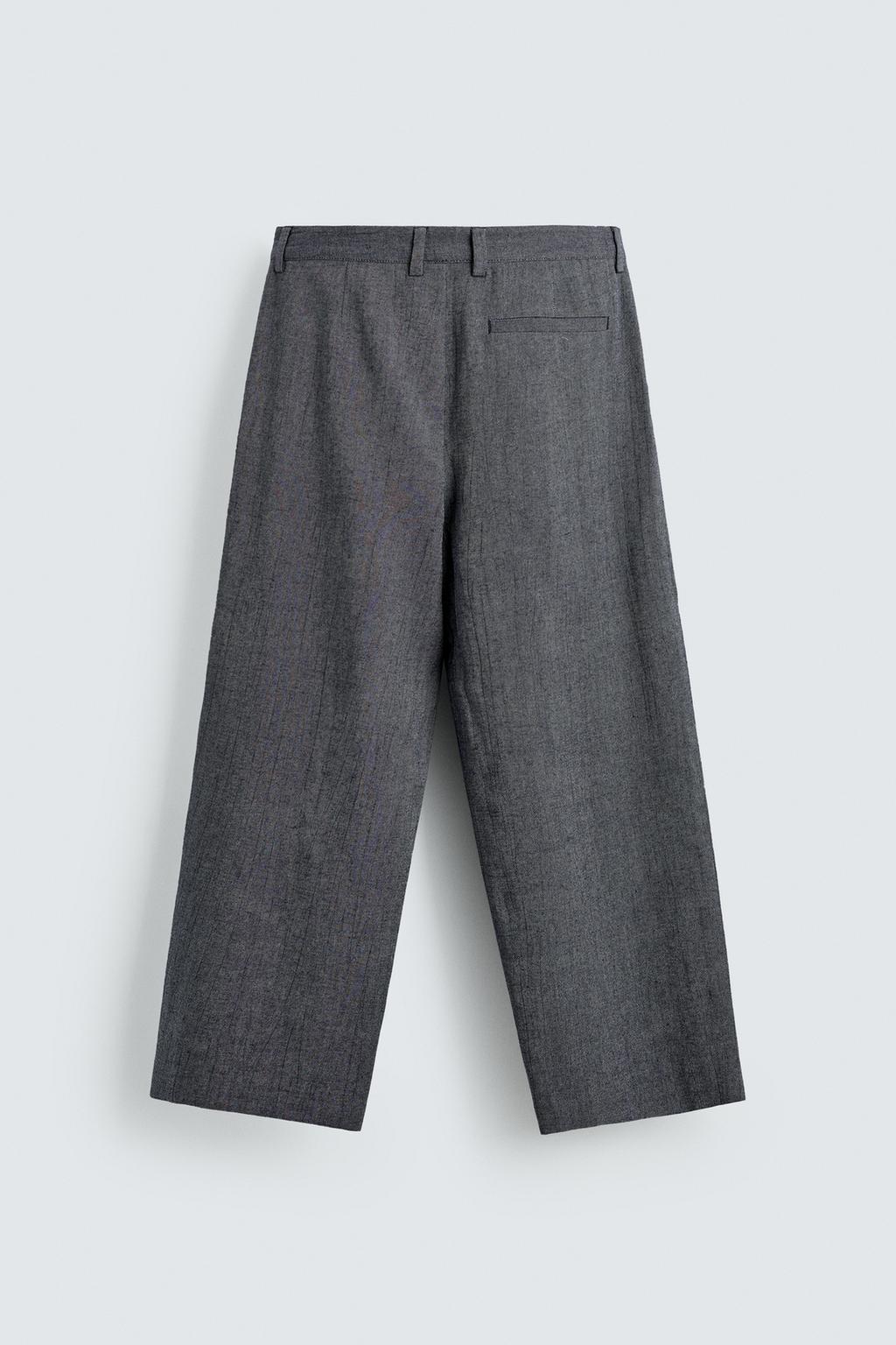 БРЮКИ RELAXED FIT СО СКЛАДКАМИ