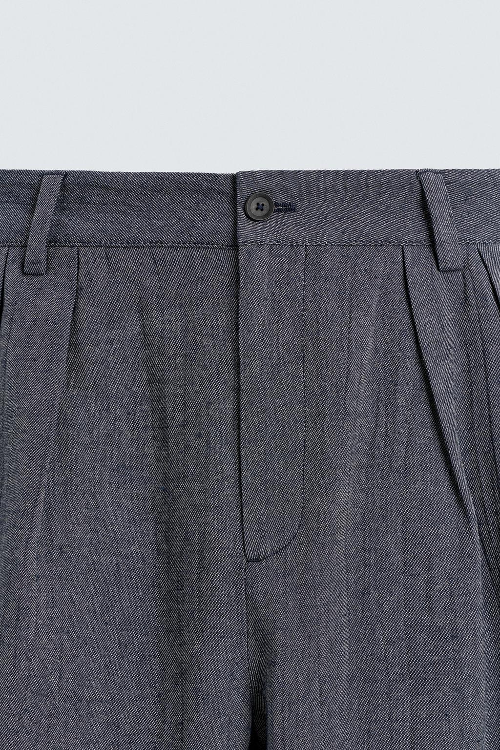 БРЮКИ RELAXED FIT СО СКЛАДКАМИ