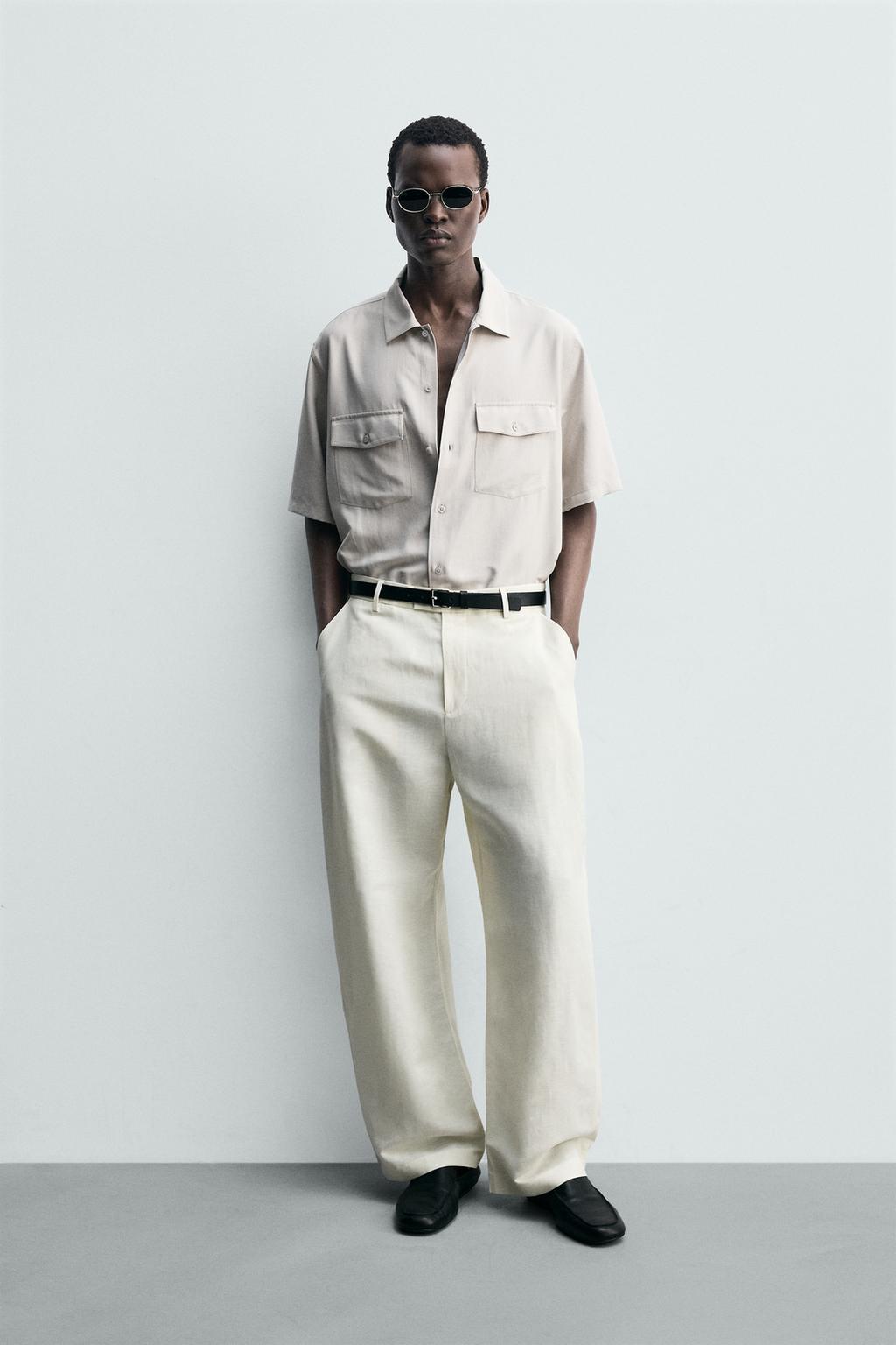 РУБАШКА RELAXED FIT С КАРМАНАМИ