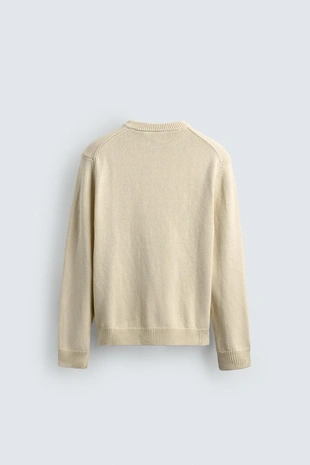 Кардиган из хлопка и льна классического кроя- Заказать в России