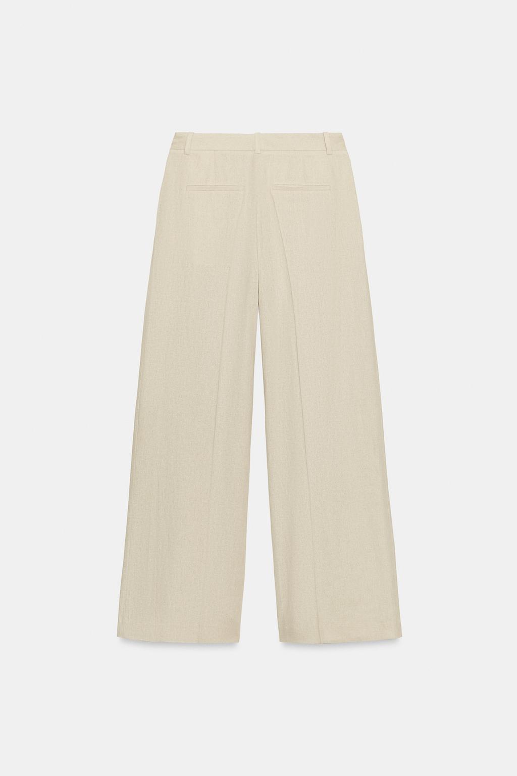 ШИРОКИЕ БРЮКИ ИЗ ЛЬНА