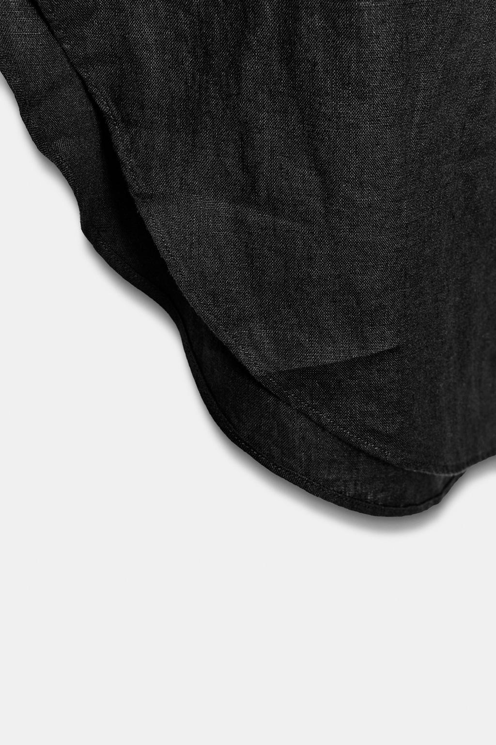 БРЮКИ ИЗ ЛЬНА С РАЗРЕЗАМИ — ZW COLLECTION