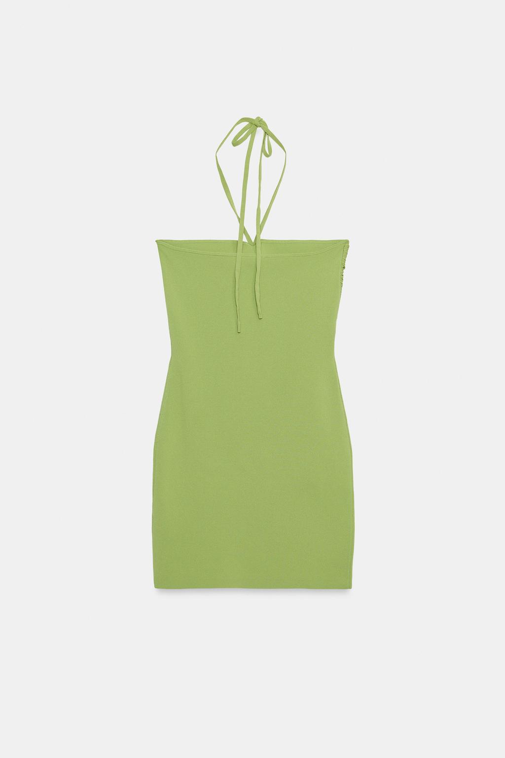 ТРИКОТАЖНОЕ ПЛАТЬЕ-БАНДО С БУСИНАМИ