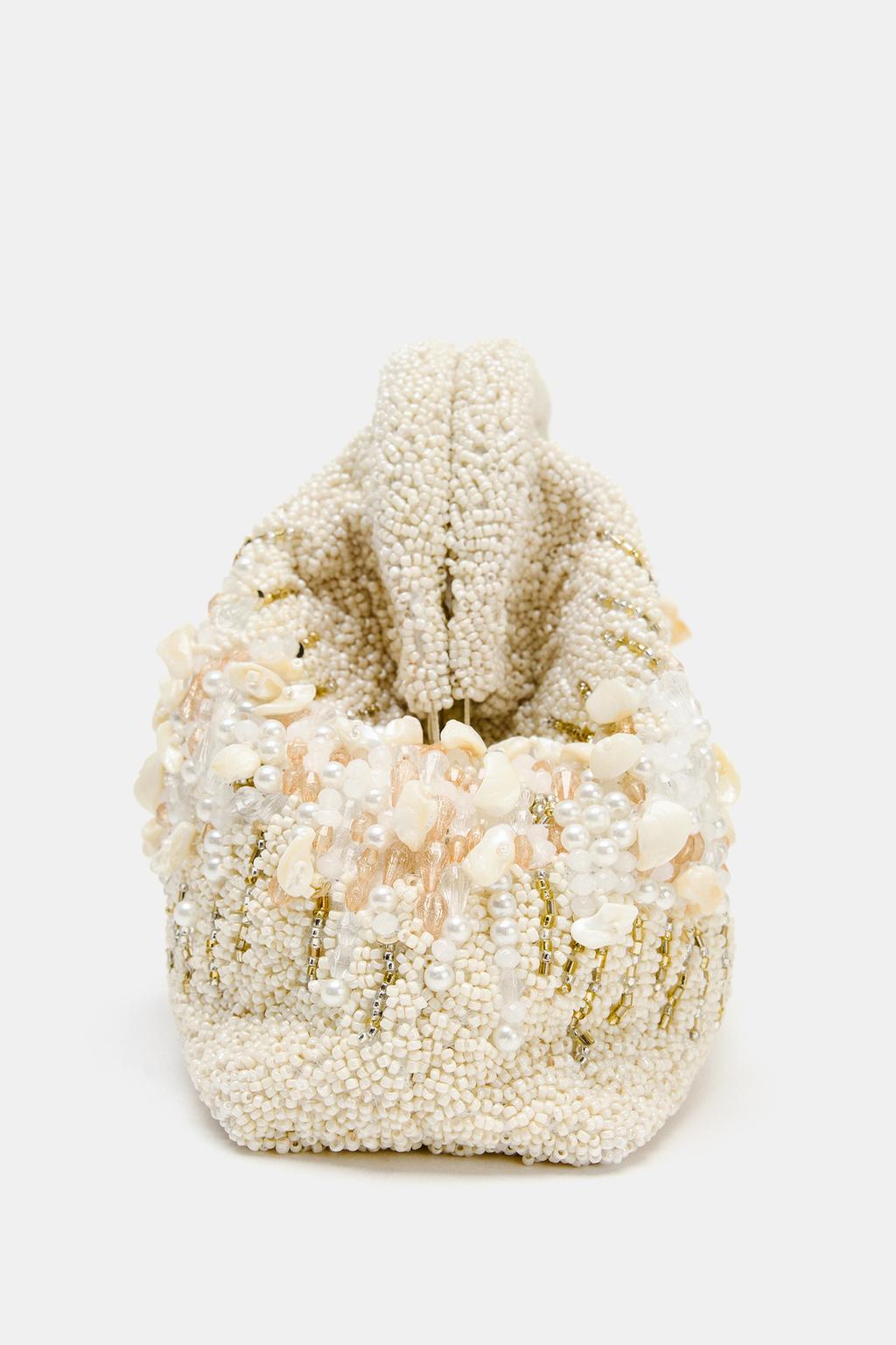 СУМКА-КЛАТЧ С БУСИНАМИ