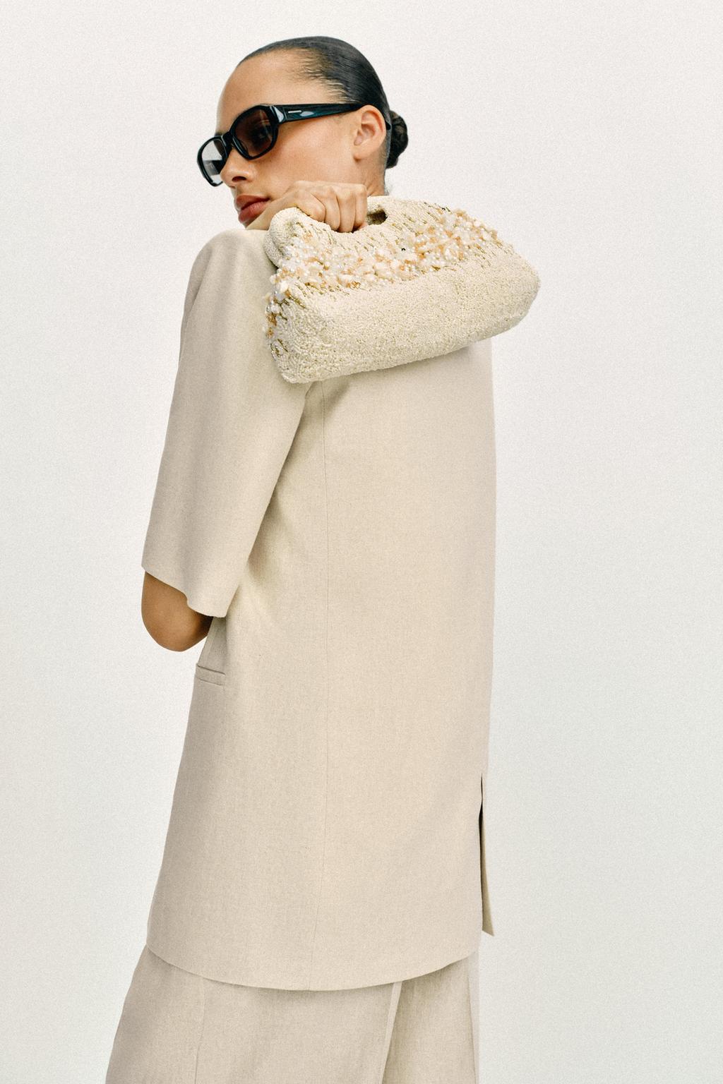 СУМКА-КЛАТЧ С БУСИНАМИ