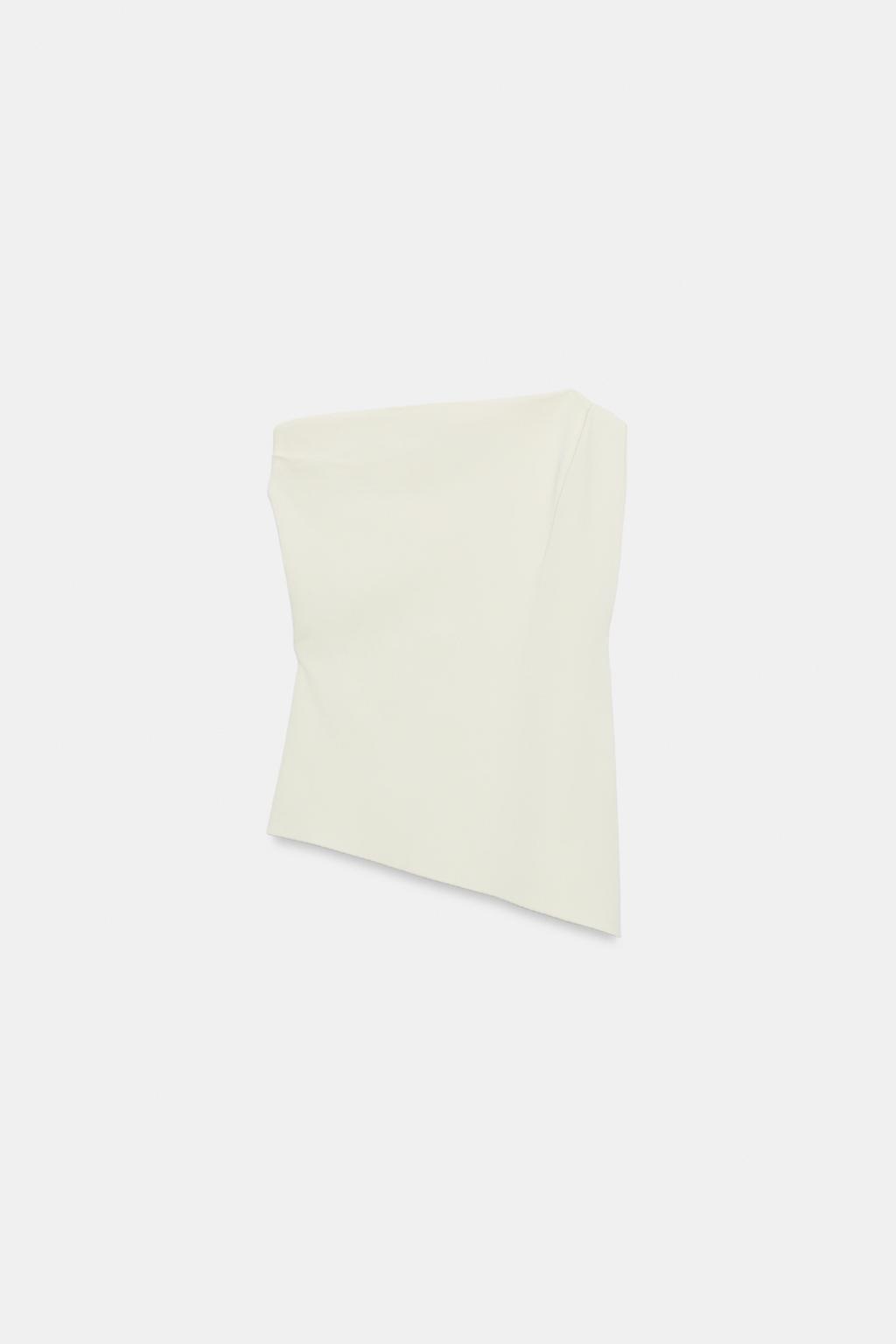 АСИММЕТРИЧНЫЙ ТРИКОТАЖНЫЙ ТОП