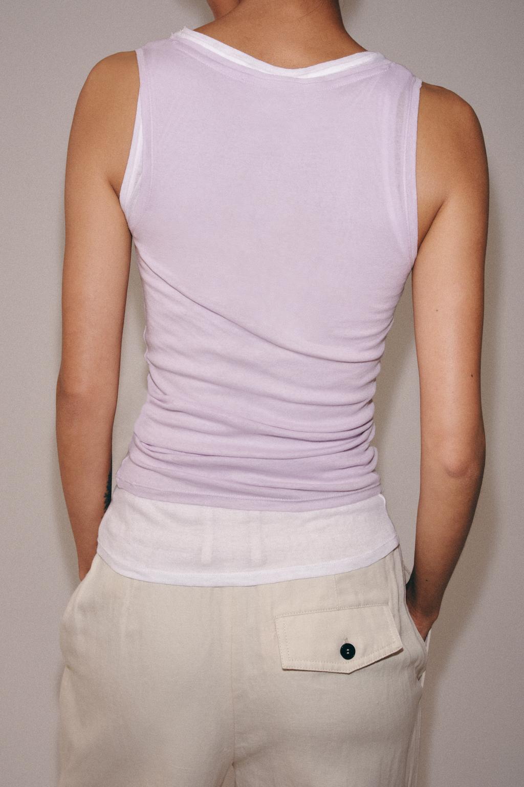 ТОП ИЗ ХЛОПКА БЕЗ РУКАВОВ