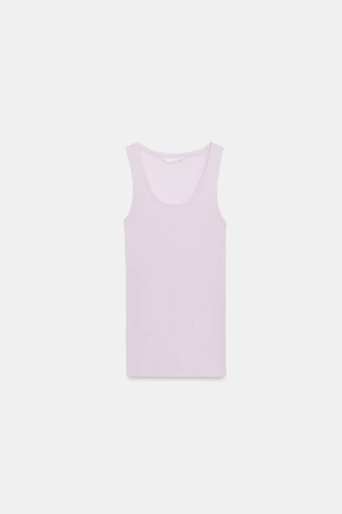 Топ из хлопка без рукавов- Заказать в России