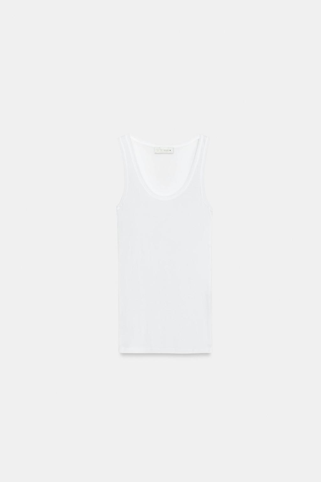 ХЛОПКОВЫЙ ТОП БЕЗ РУКАВОВ