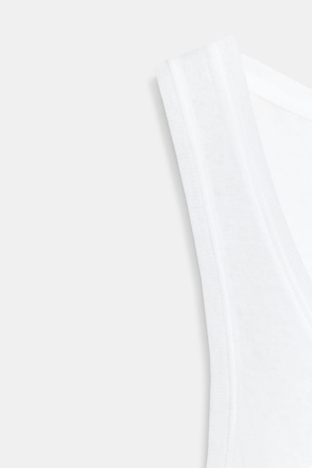 ХЛОПКОВЫЙ ТОП БЕЗ РУКАВОВ