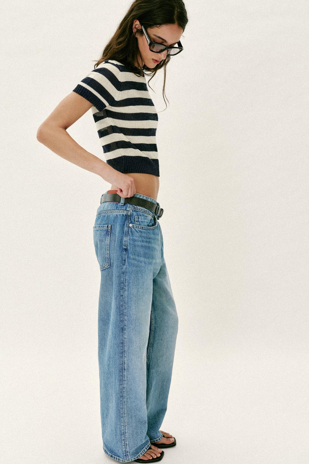 ТРИКОТАЖНЫЙ ТОП С КОРОТКИМ РУКАВОМ