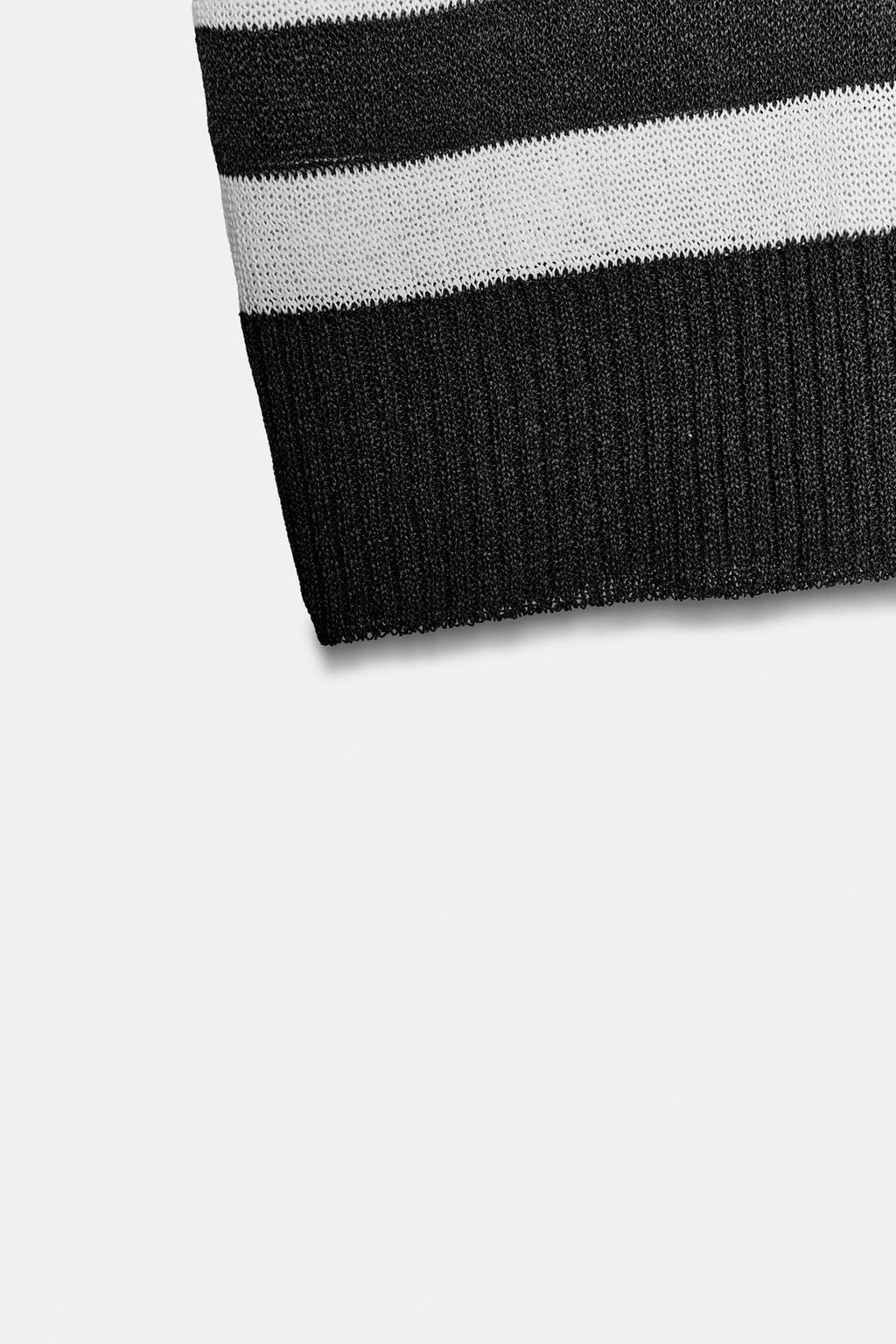 ТРИКОТАЖНЫЙ ТОП С КОРОТКИМ РУКАВОМ