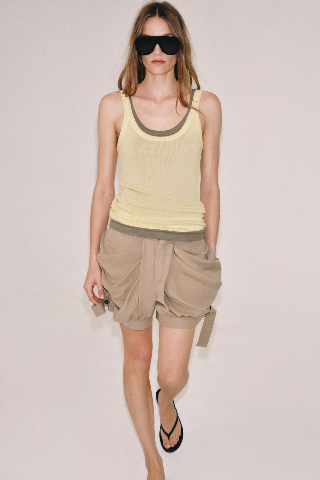 Летний топ с воланами