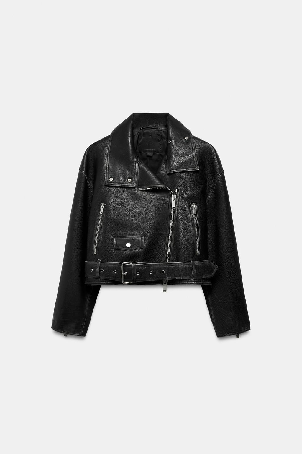 КОЖАНАЯ КУРТКА-КОСУХА — ZW COLLECTION LIMITED EDITION