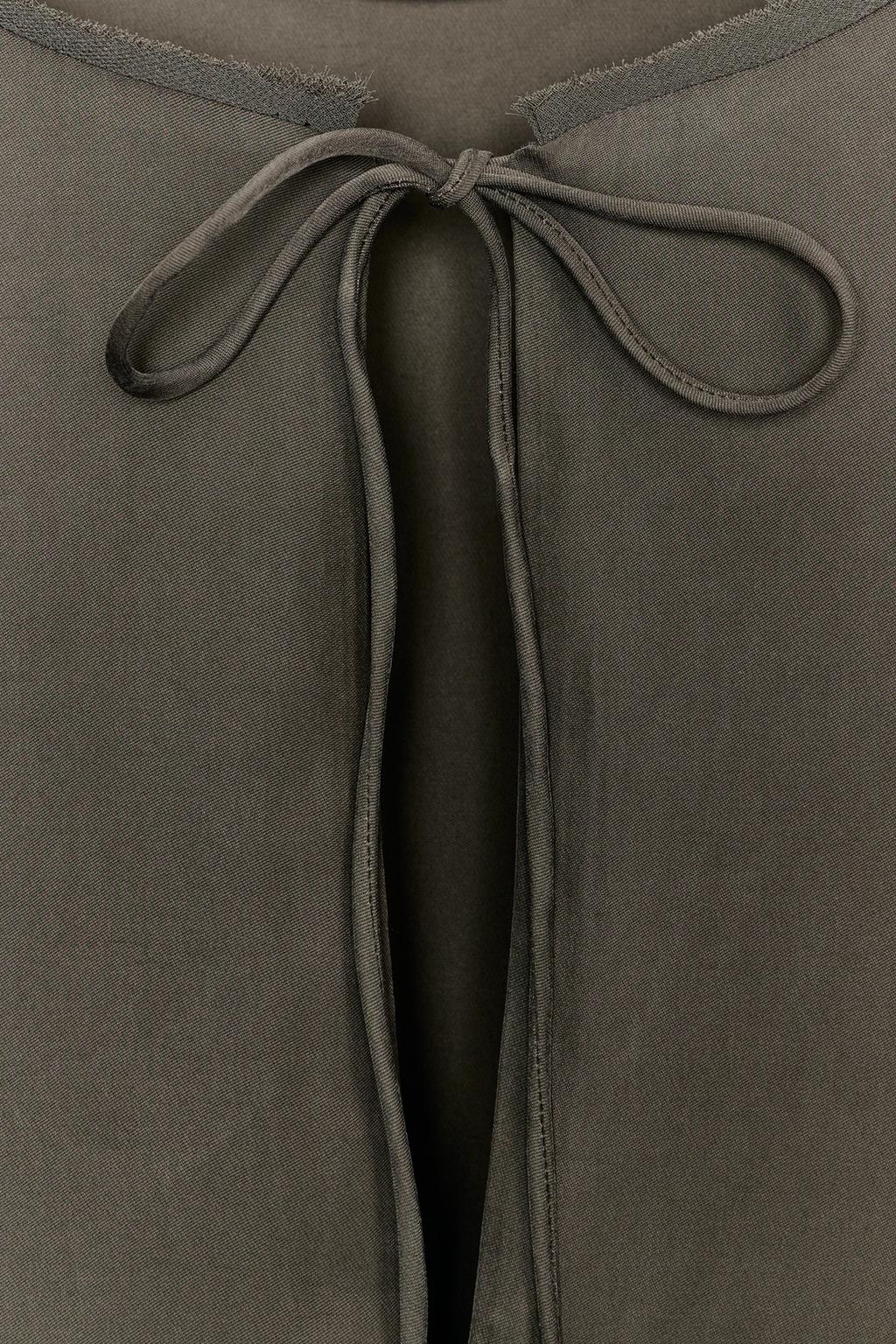 СВОБОДНАЯ БЛУЗА С ЗАВЯЗКАМИ — ZW COLLECTION