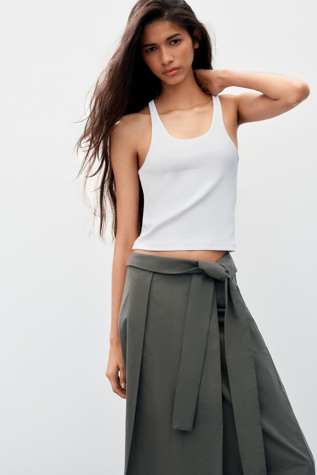 ЮБКА МИДИ НА ЗАПÁХЕ