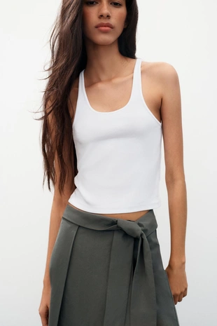 Юбка миди на ЗАПÁХЕ- Заказать в России