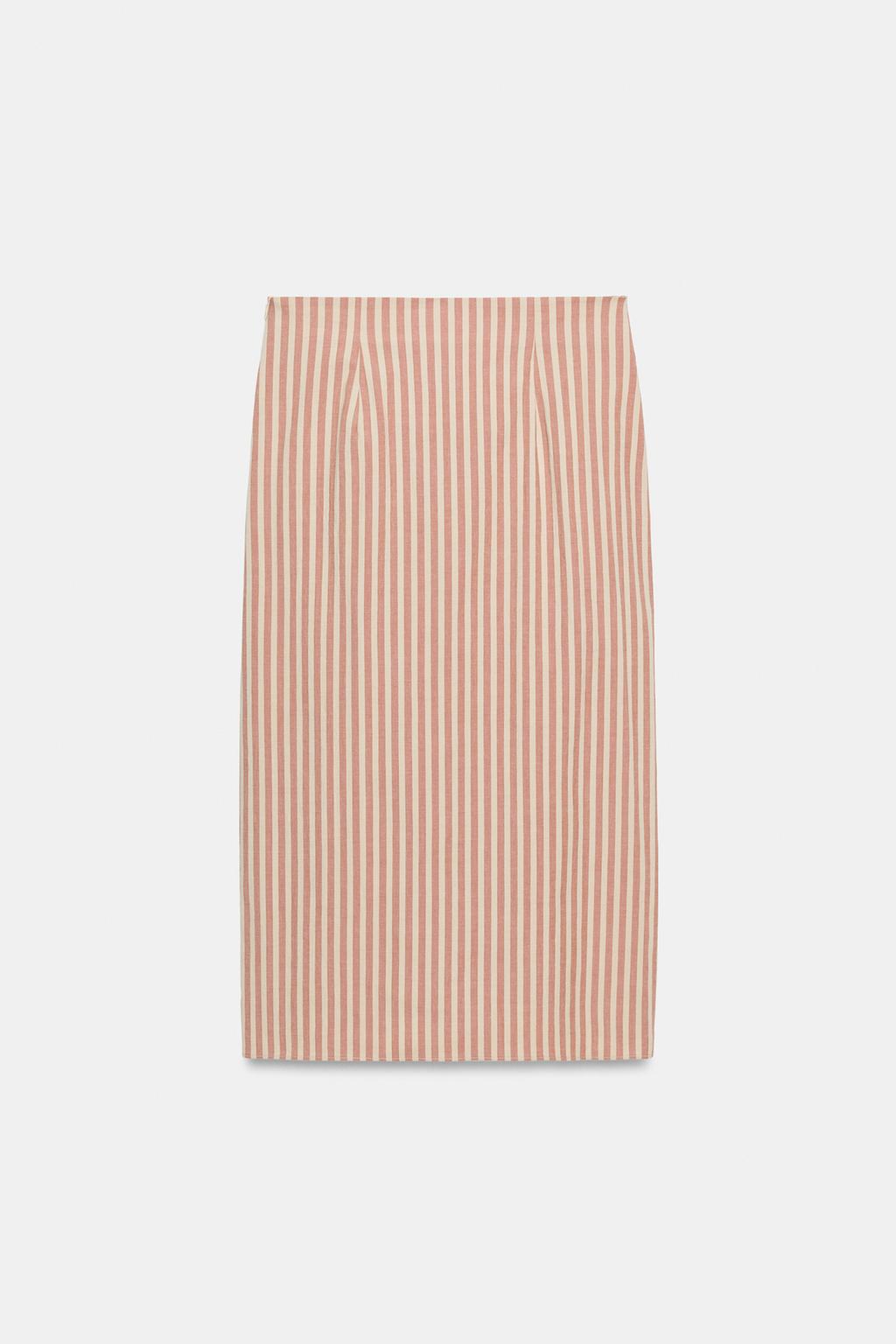 ЮБКА В ПОЛОСКУ СО СБОРКАМИ — ZW COLLECTION