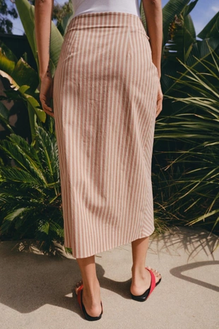 Юбка в полоску со сборками — Zw Collection- Заказать в России