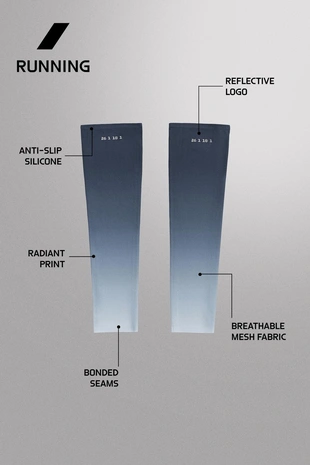 Беговые нарукавники- Заказать в России