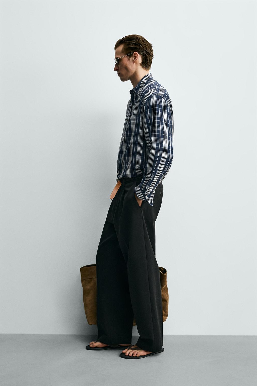 РУБАШКА СВОБОДНОГО КРОЯ В КЛЕТКУ