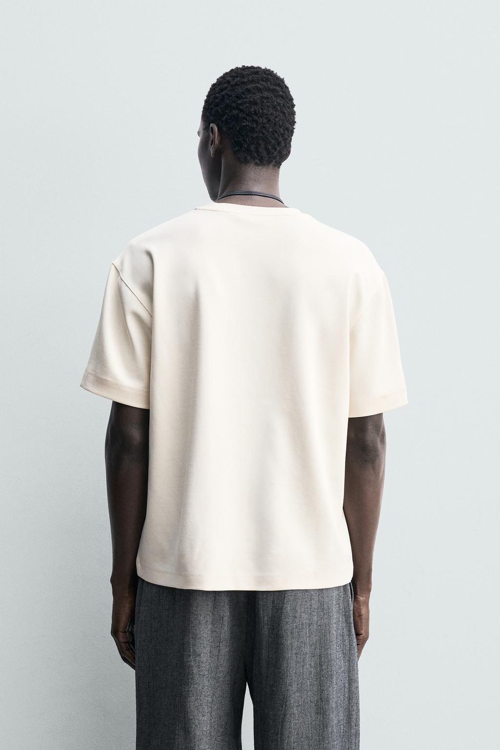 ФУТБОЛКА RELAXED FIT ИЗ МЯГКОЙ ТКАНИ