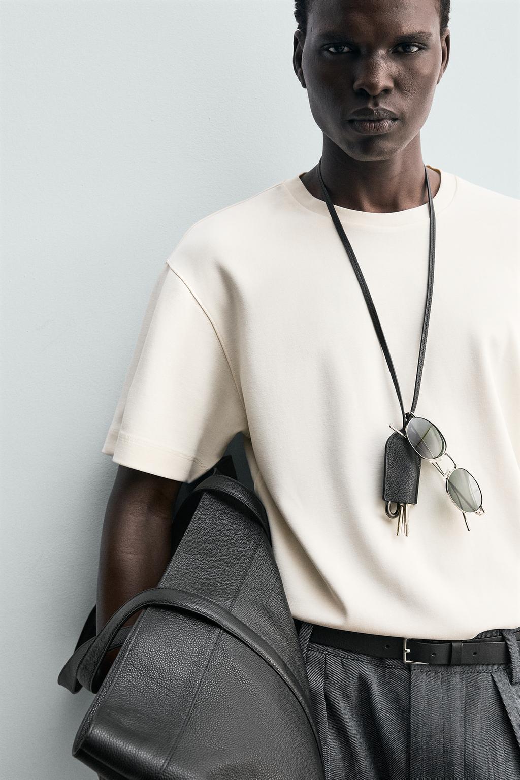 ФУТБОЛКА RELAXED FIT ИЗ МЯГКОЙ ТКАНИ