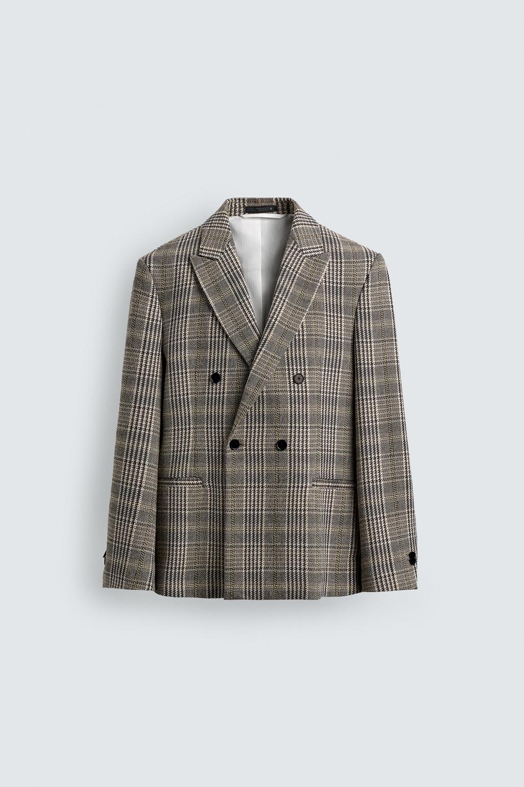 ДВУБОРТНЫЙ БЛЕЙЗЕР В КЛЕТКУ