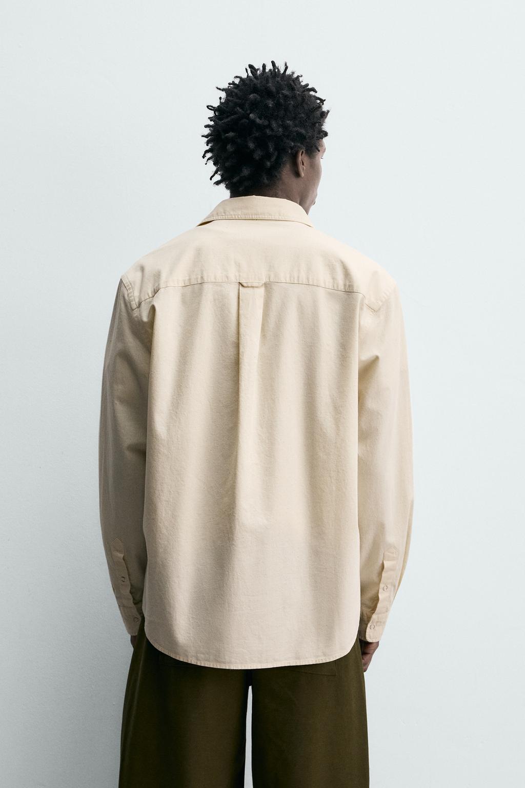 РУБАШКА ИЗ ФАКТУРНОГО ХЛОПКА