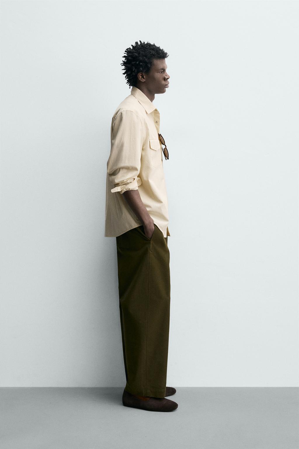 РУБАШКА ИЗ ФАКТУРНОГО ХЛОПКА