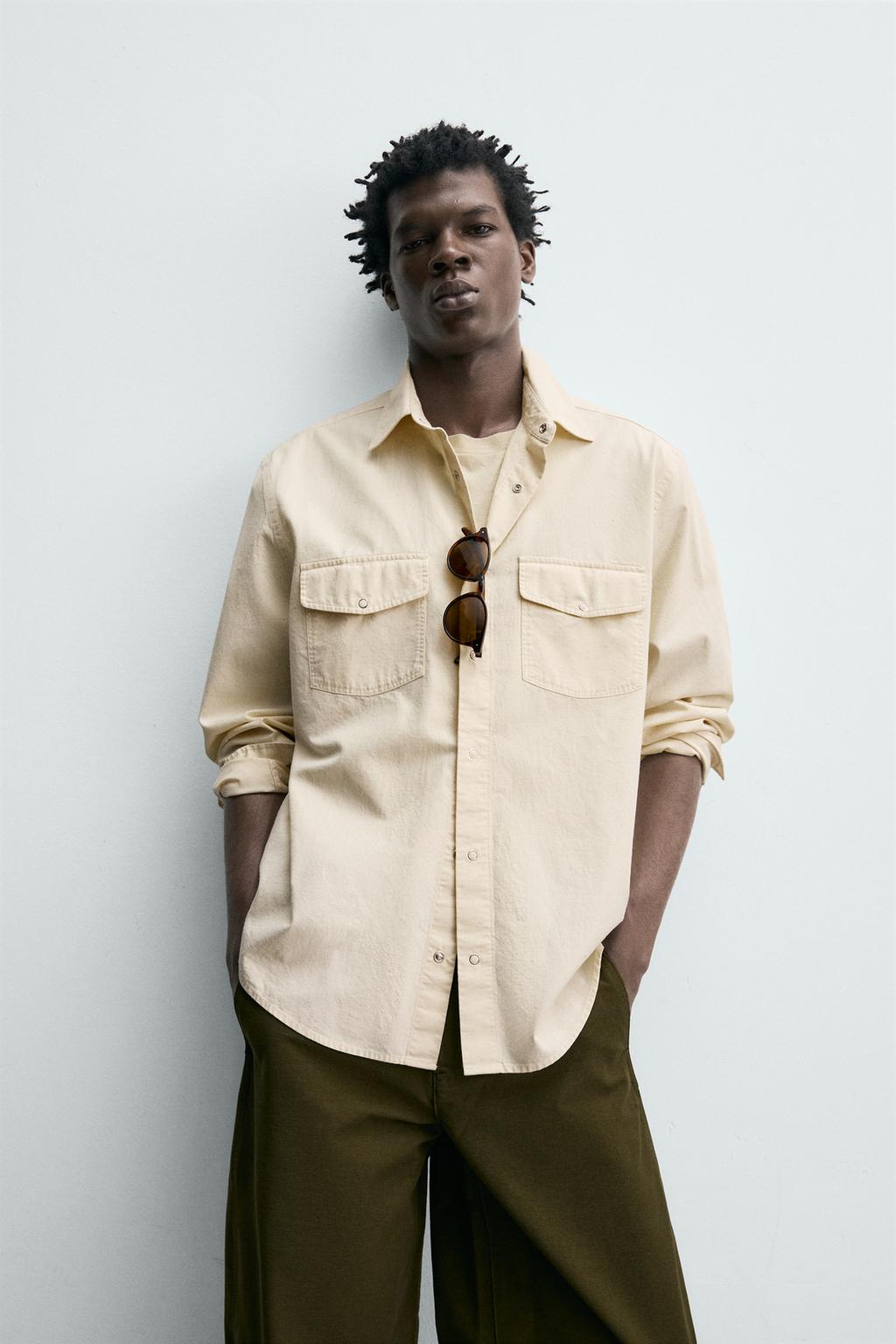 РУБАШКА ИЗ ФАКТУРНОГО ХЛОПКА