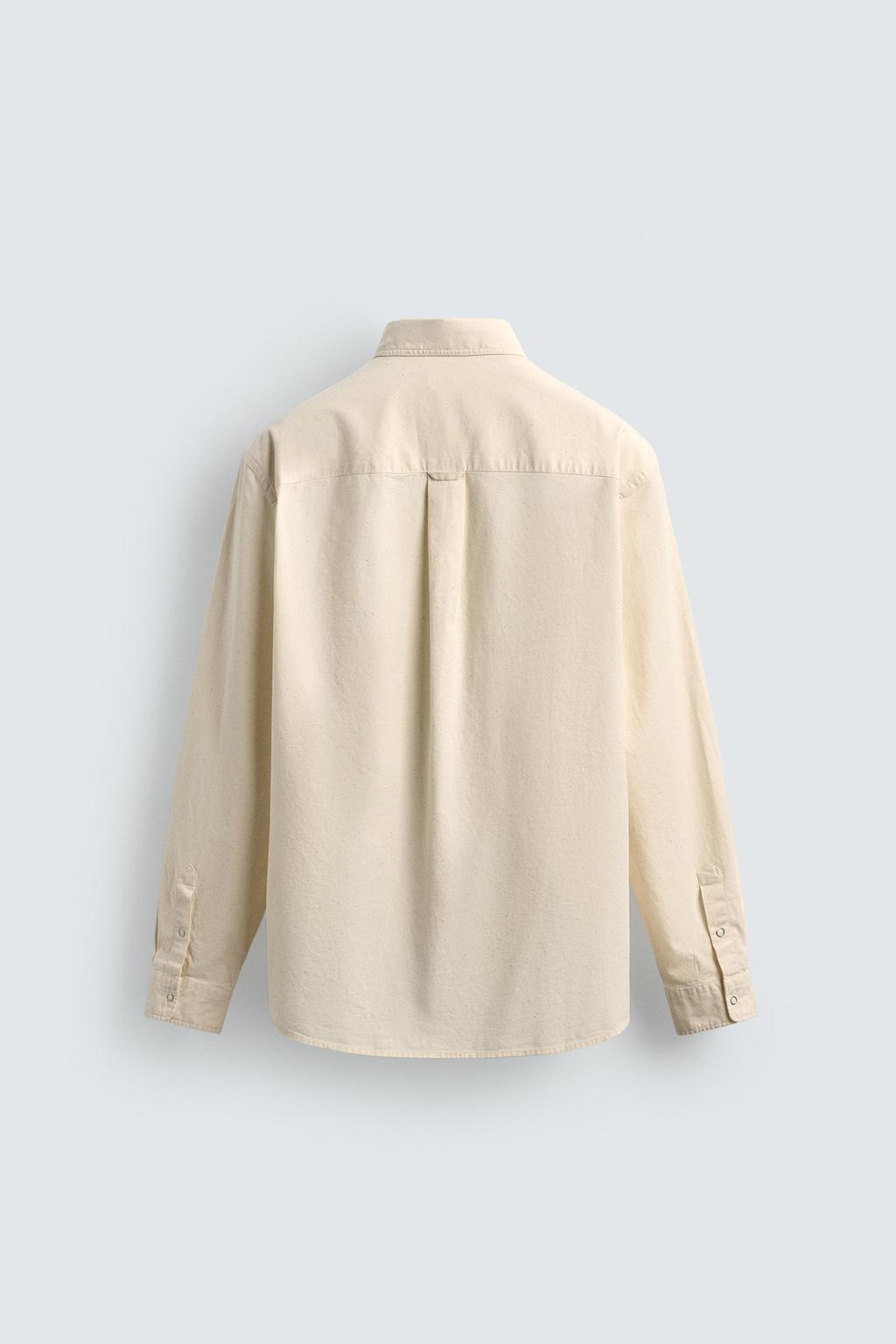 РУБАШКА ИЗ ФАКТУРНОГО ХЛОПКА