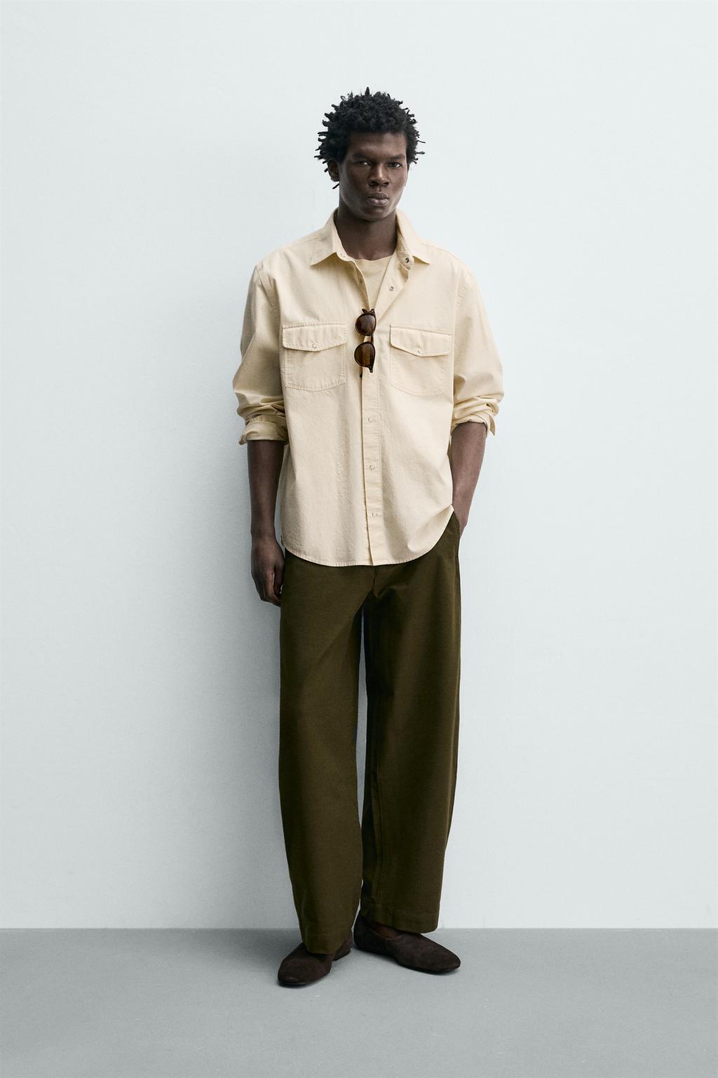 РУБАШКА ИЗ ФАКТУРНОГО ХЛОПКА